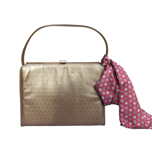 Mar-shel Handbags - Mar-Shel Vintage Gold 1960's era handbag